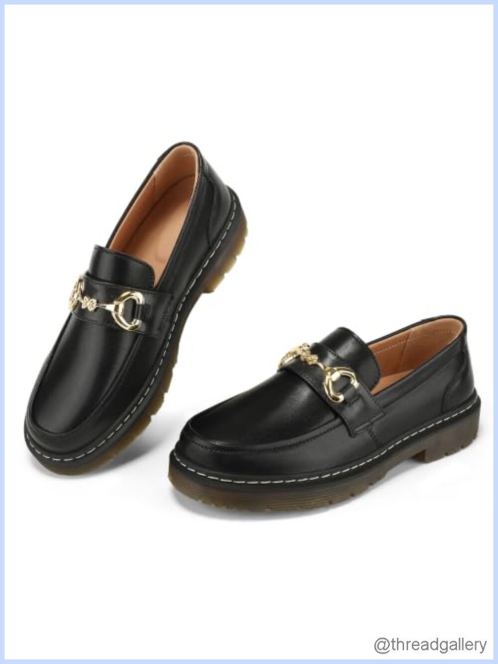 Women's Loafers Slip On Breathable Memory Foam Retro Horsebit Casual Summer